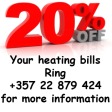 save 20% on your heating bill