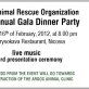 Argos Animal Rescue Organization 1st Annual Gala Dinner Party