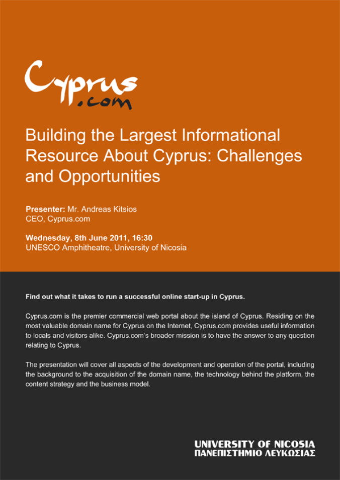 Building the Largest Informational Resource about Cyprus: Challenges & Opportunities