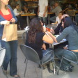 Waiting to be seated at Il Forno