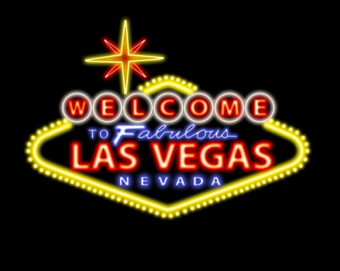 las vegas sign at night. Las Vegas Night @ Pepenero