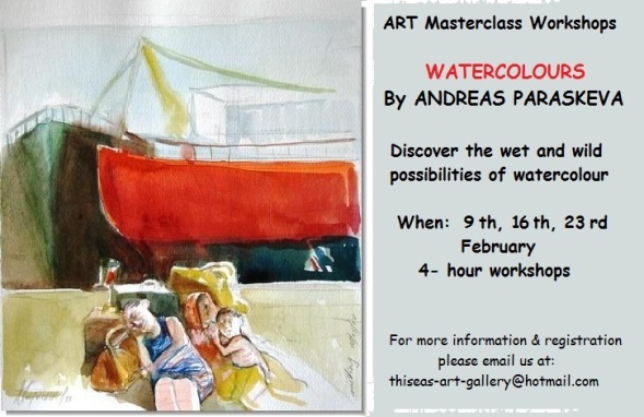 Art Masterclass Workshops-Watercolours by Andreas Paraskevas