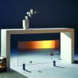 Clear glass radiator